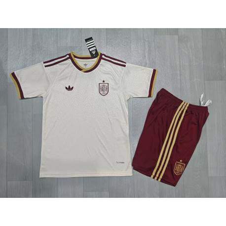 ESPAÑA Filtracion Segunda Equipación MUNDIAL 2026, conjunto completo niños