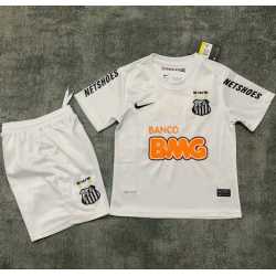 Entrega 2-4 días SANTOS RETRO Equipación, Talla 26 - conjunto completo niños. NEYMAR JR 11