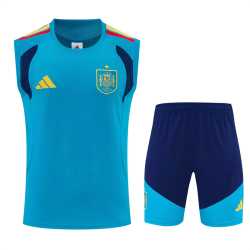 Equipacion Adulto completa ESPAÑA SIN MANGAS Entreno Equipación MUNDIAL 2026