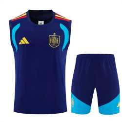 Equipacion Adulto completa ESPAÑA SIN MANGAS Entreno Equipación MUNDIAL 2026