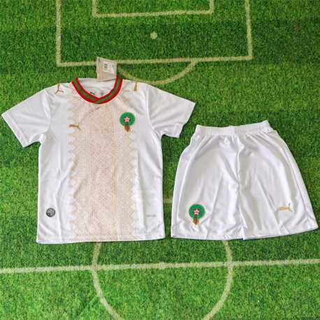 MARRUECOS Segunda Equipación MUNDIAL 2026, conjunto completo niños