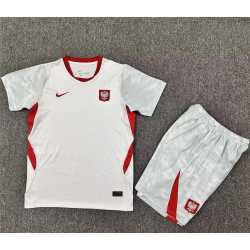 POLONIA primera Equipación MUNDIAL 2026, conjunto completo niños