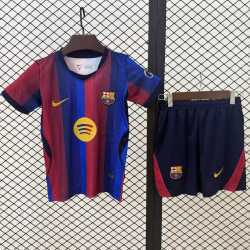 BARCELONA FILTRACION primera Equipación 2026-2027, conjunto completo niños