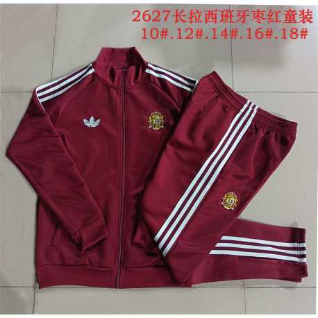 Chandal de niño ESPAÑA 2026 WCB con Chaqueta cremallera completa manga larga