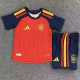 ESPAÑA VERSION JUGADOR Primera Equipación MUNDIAL 2026, conjunto completo niños