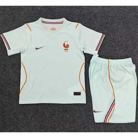 FRANCIA VERSION JUGADOR SEgunda Equipación MUNDIAL 2026, conjunto completo niños