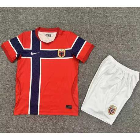 NORUEGA Primera Equipación MUNDIAL 2026, conjunto completo niños