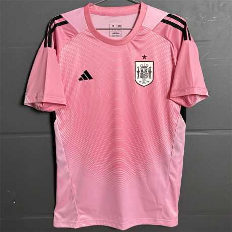 Camiseta Seleccion España MUNDIAL 2026 PORTERO ROSA Equipacion