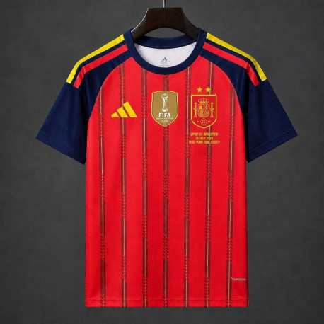 Camiseta FINAL Seleccion España 2 ESTRELLAS MUNDIAL 2026 Primera Equipacion