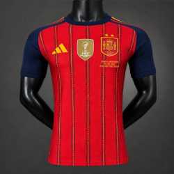 Camiseta FINAL España 2 ESTRELLAS Seleccion VERSION JUGADOR Primera Equipación MUNDIAL 2026