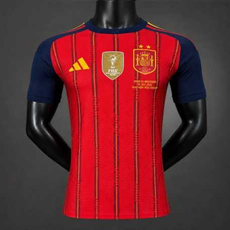 Camiseta FINAL España 2 ESTRELLAS Seleccion VERSION JUGADOR Primera Equipación MUNDIAL 2026