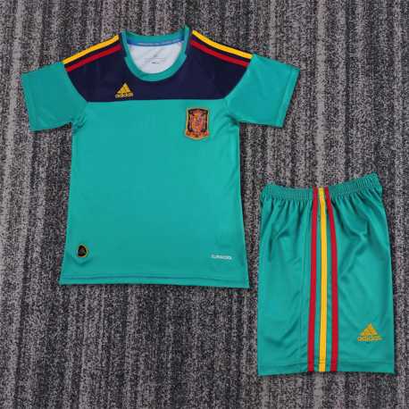 ESPAÑA 2010 Retro Equipación poco stock, conjunto completo niños