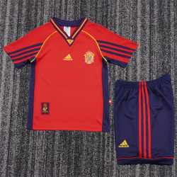 ESPAÑA 1998 Retro Equipación poco stock, conjunto completo niños
