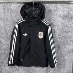 POCO STOCK - 2 ESTRELLAS Chaqueta Cortavientos ESPAÑA MUNDIAL 2026 cremallera completa.