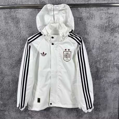 POCO STOCK - Chaqueta Cortavientos 2 ESTRELLAS ESPAÑA MUNDIAL 2026 cremallera completa.