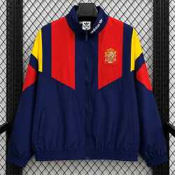 POCO STOCK - Chaqueta Cortavientos 2 ESTRELLAS BL ESPAÑA MUNDIAL 2026 cremallera completa.
