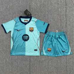 BARCELONA tercera Equipación 2026-2027, conjunto completo niños