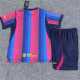 BARCELONA VERSION JUGADOR Primera Equipación 2026 - 27, conjunto completo niños