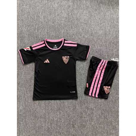 SEVILLA tercera Equipación 2026-2027, conjunto completo niños