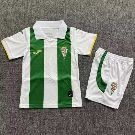 CORDOBA Primera Equipación 2026-2027, conjunto completo niños