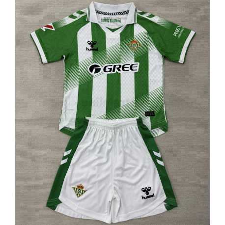 BETIS Primera Equipación 2026-2027, conjunto completo niños