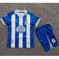 DEPORTIVO CORUÑA Primera Equipación 2026-2027, conjunto completo niños