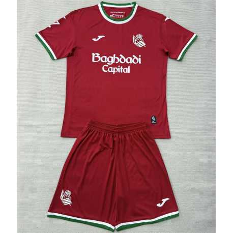 REAL SOC. tercera Equipación 2026-2027, conjunto completo niños