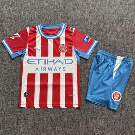 GIRONA Primera Equipación 2026-2027, conjunto completo niños