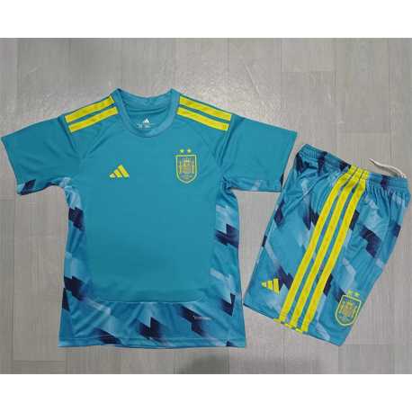 ESPAÑA Portero Equipación MUNDIAL 2026, conjunto completo niños