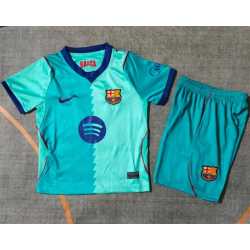 BARCELONA tercera Equipación 2026-2027, conjunto completo niños