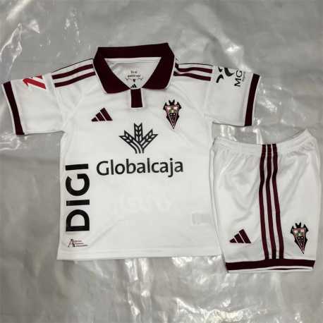ALBACETE Primera Equipación 2026-2027, conjunto completo niños