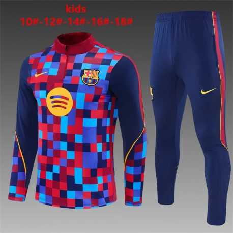 Chandal de niño BARCELONA QWW 2026-27 con sueter manga larga
