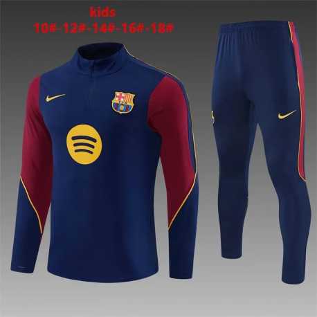 Chandal de niño BARCELONA RT 2026-27 con sueter manga larga