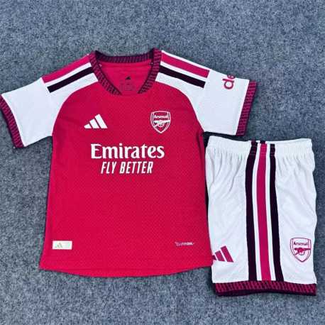 ARSENAL VERSION JUGADOR Primera Equipación 2026 - 27, conjunto completo niños