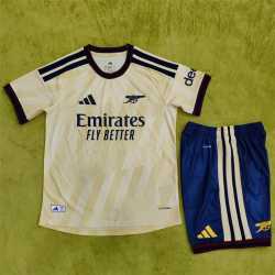 ARSENAL VERSION JUGADOR Tercera Equipación 2026 - 27, conjunto completo niños