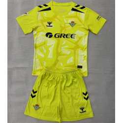 BETIS Amarillo Portero Equipación 2026-2027, conjunto completo niños