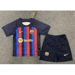 Barcelona Primera Equipación 2022-2023, conjunto completo niños