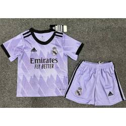 Real Mad-rid Segunda Equipación 2022-2023, conjunto completo niños