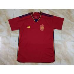 Camiseta Seleccion España 2022 Mundial de Qatar Primera Equipación