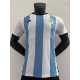 Entrega 2-4 días - ARGENTINA MUNDIAL 2 ESTRELLAS VERSION JUGADOR Primera Equipación Camiseta, Talla L, MESSI 10