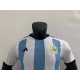 Entrega 2-4 días - ARGENTINA MUNDIAL 2 ESTRELLAS VERSION JUGADOR Primera Equipación Camiseta, Talla L, MESSI 10