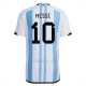 Entrega 2-4 días - ARGENTINA MUNDIAL 2 ESTRELLAS VERSION JUGADOR Primera Equipación Camiseta, Talla L, MESSI 10