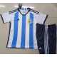 Argentina Primera Equipación 2022 - 23, conjunto completo niños
