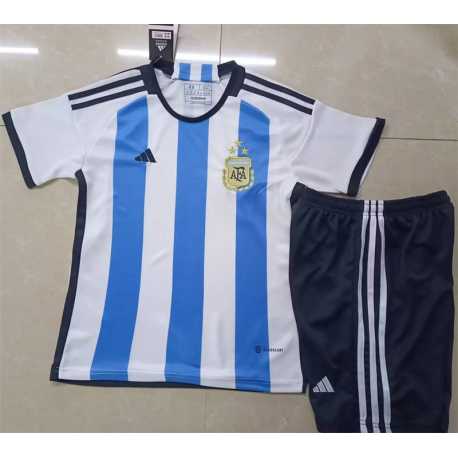 Argentina Primera Equipación 2022 - 23, conjunto completo niños