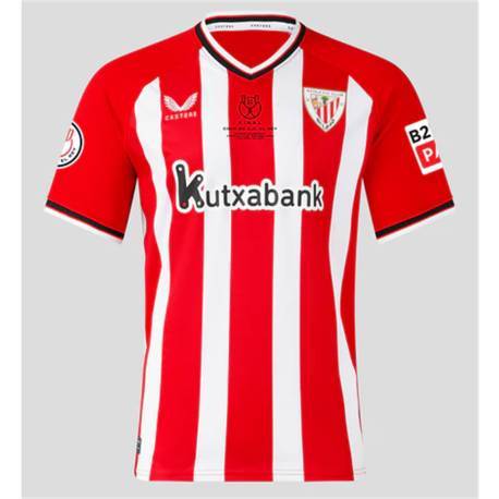 ATHLETIC DE BILBAO - Final Copa del Rey - Entrega 2-4 días Primera Equipación, Talla S, sin nombre ni numero