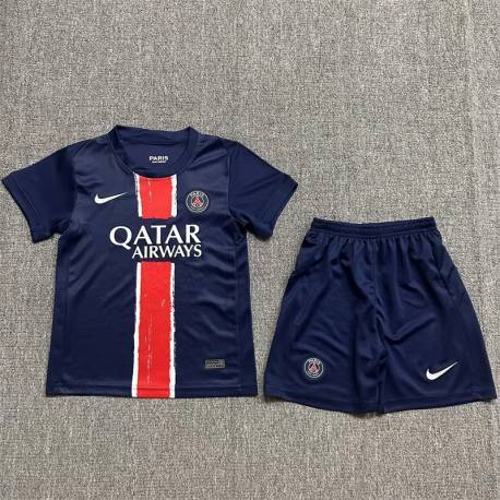 PSG PARIS SAINT GERMAIN Primera Equipación 2024-2025, conjunto completo niños