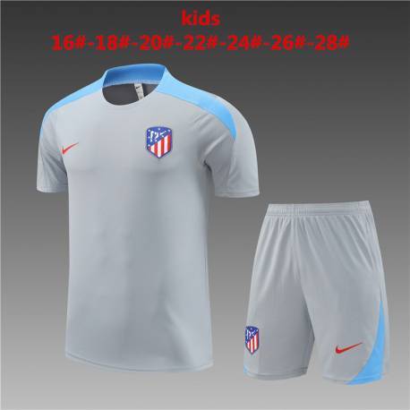 ATLETICO DE MADRID Entreno Equipación 2024-2025, conjunto completo niños