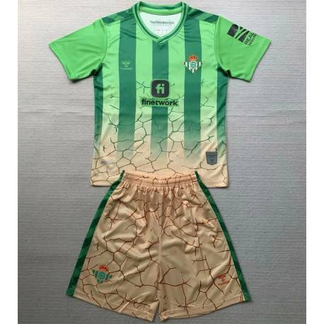 REAL BETIS Especial Green Equipación 2024-2025, conjunto completo niños