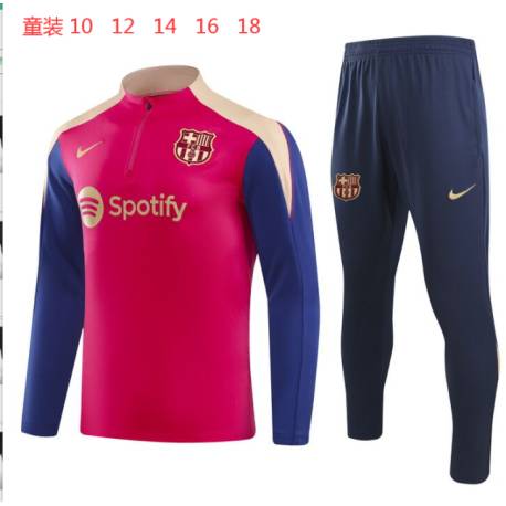 Chandal de niño BARCELONA 2024-25 con sueter manga larga