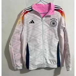 Chaqueta Cortavientos Reversible ALEMANIA 2024 - 2025 cremallera completa.